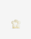 Broche Flores Broche Acrílico Flor - Blanco Crudo