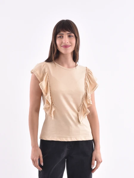 REMERA DEBORA AMAR. PASTEL