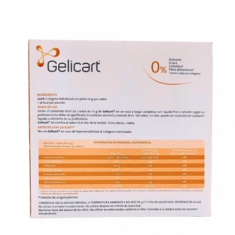 Gelicart® Colágeno Hidrolizado X 30 Sobres Gelicart® Colágeno Hidrolizado X 30 Sobres