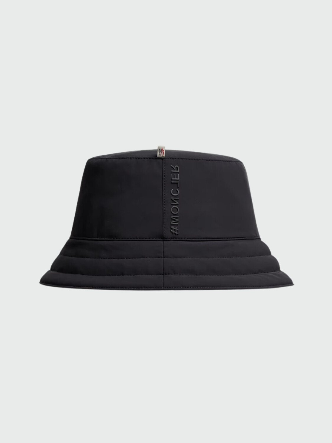 Moncler - Gorro de pescador con logo Negro