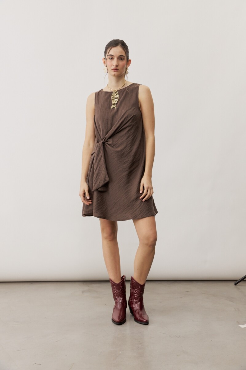 Vestido Vimet - MARRON 