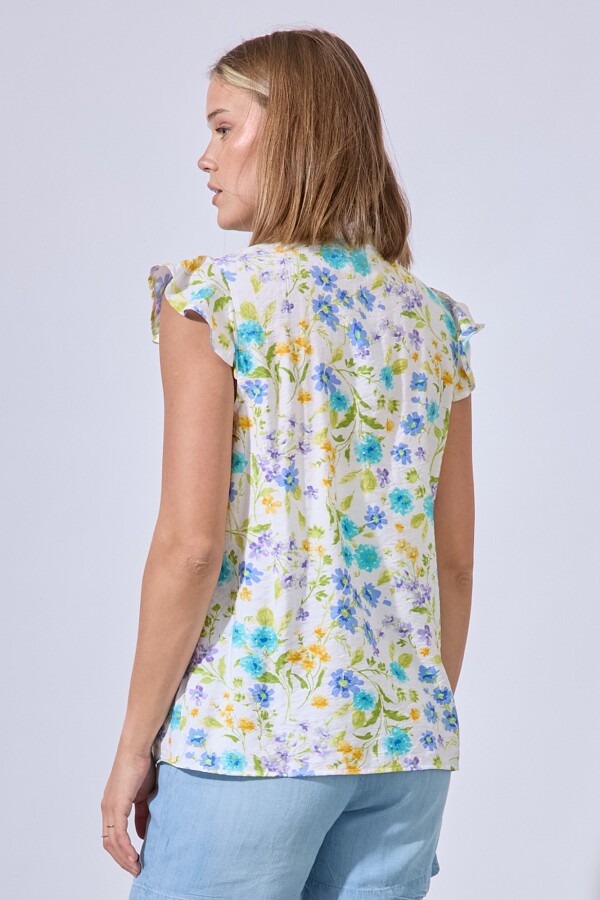 Blusa Spring MULTI/AZUL