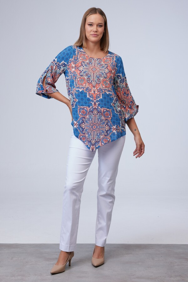 Blusa Print AZUL/MULTI