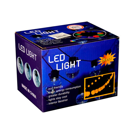 Luces Led bombita x12 multicolor Luces Led bombita x12 multicolor