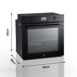 Horno de Empotrar Eléctrico Indurama 75L Black