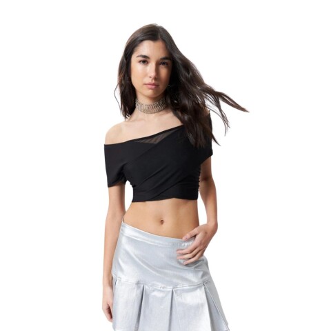 TOP TILA XS-L NEGRO