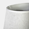 LAMPARA BLANCA C/BASE CERAMICA BLANCO 31.5X20CM Unica