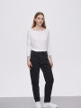 Pantalon Jeaniu Gris Oscuro