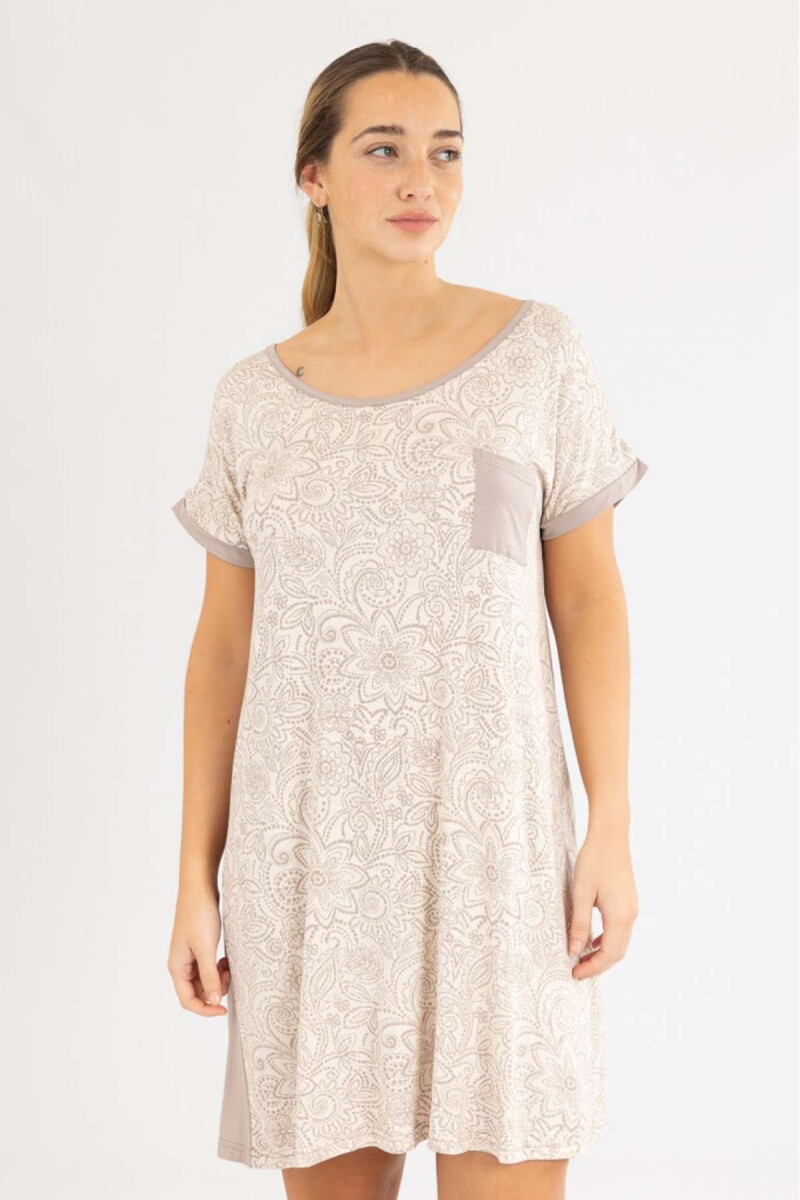 Solange Dress - Beige 