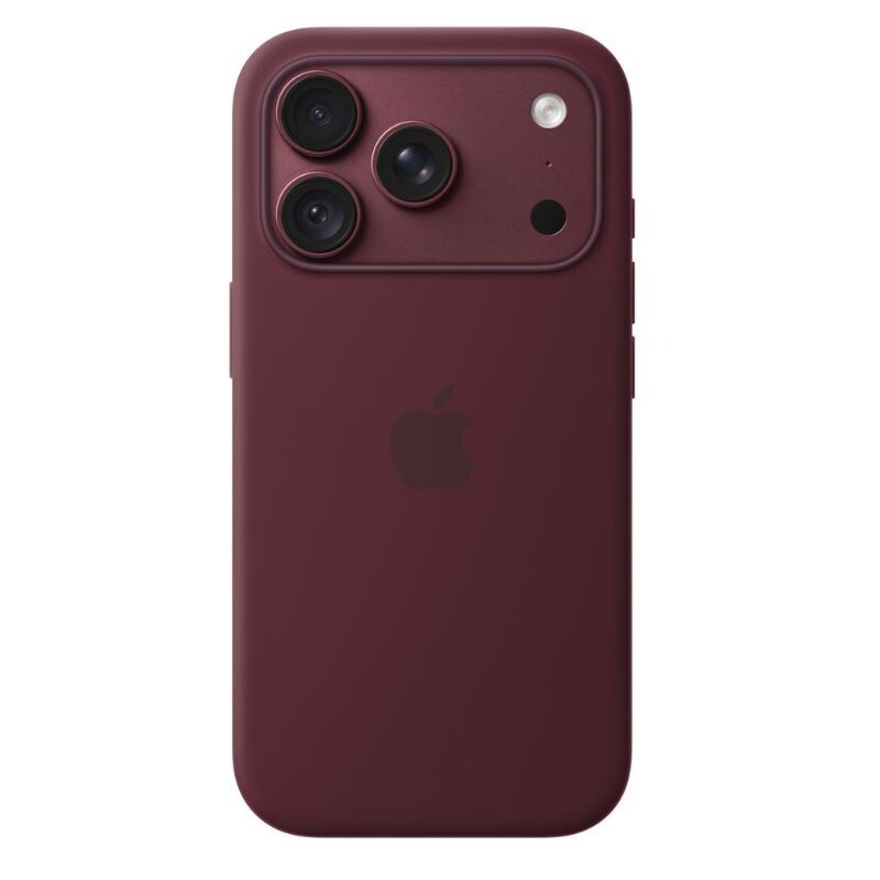 Silicone Case iPhone 18 Pro Burgundy Silicone Case iPhone 18 Pro Burgundy