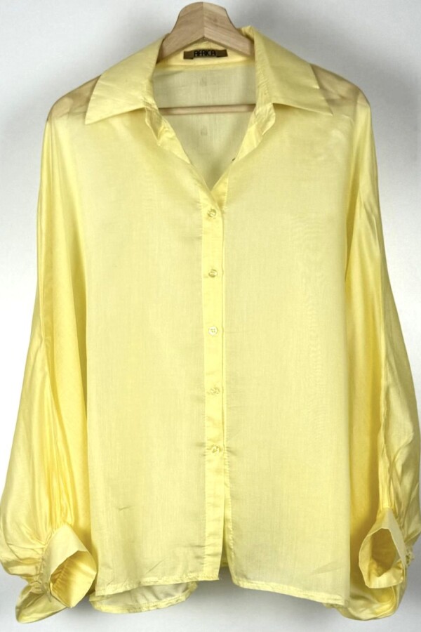 CAMISA TENCEL IRIS AMARILLO