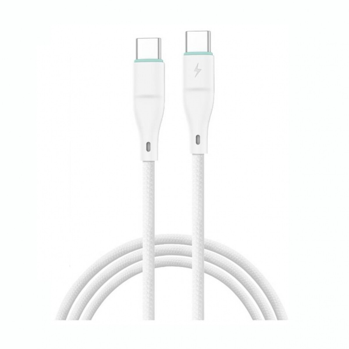 Cable USB-C A USB-C BLOOX Longitud 2M - White 