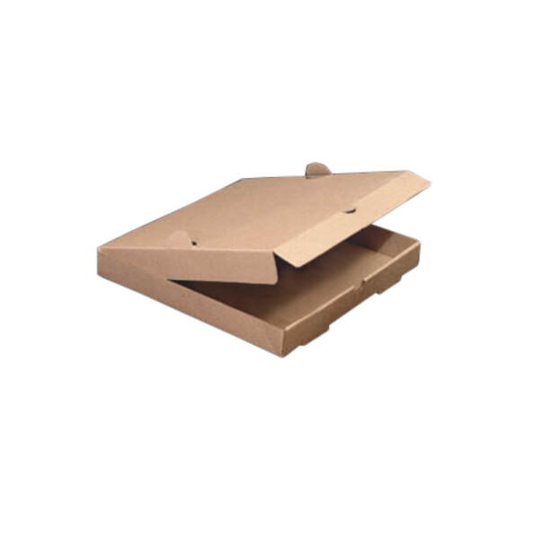 CAJA DE CARTON MARRON PARA PIZZA 28X28 CM. MARRON