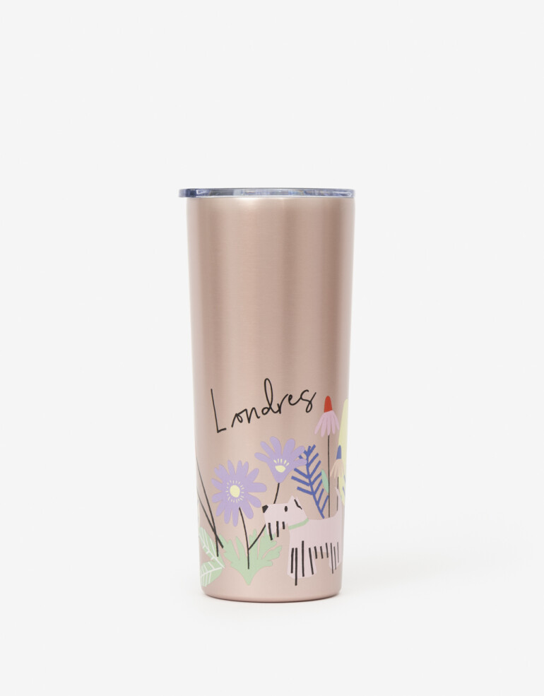 Artículos cocina Botellas Vaso Metálico Londres - Combinacion Multicolor