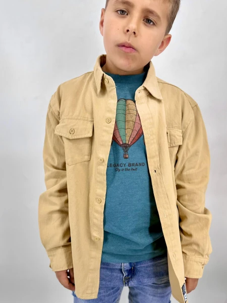CAMISA N.SAILS 1161 CAMEL