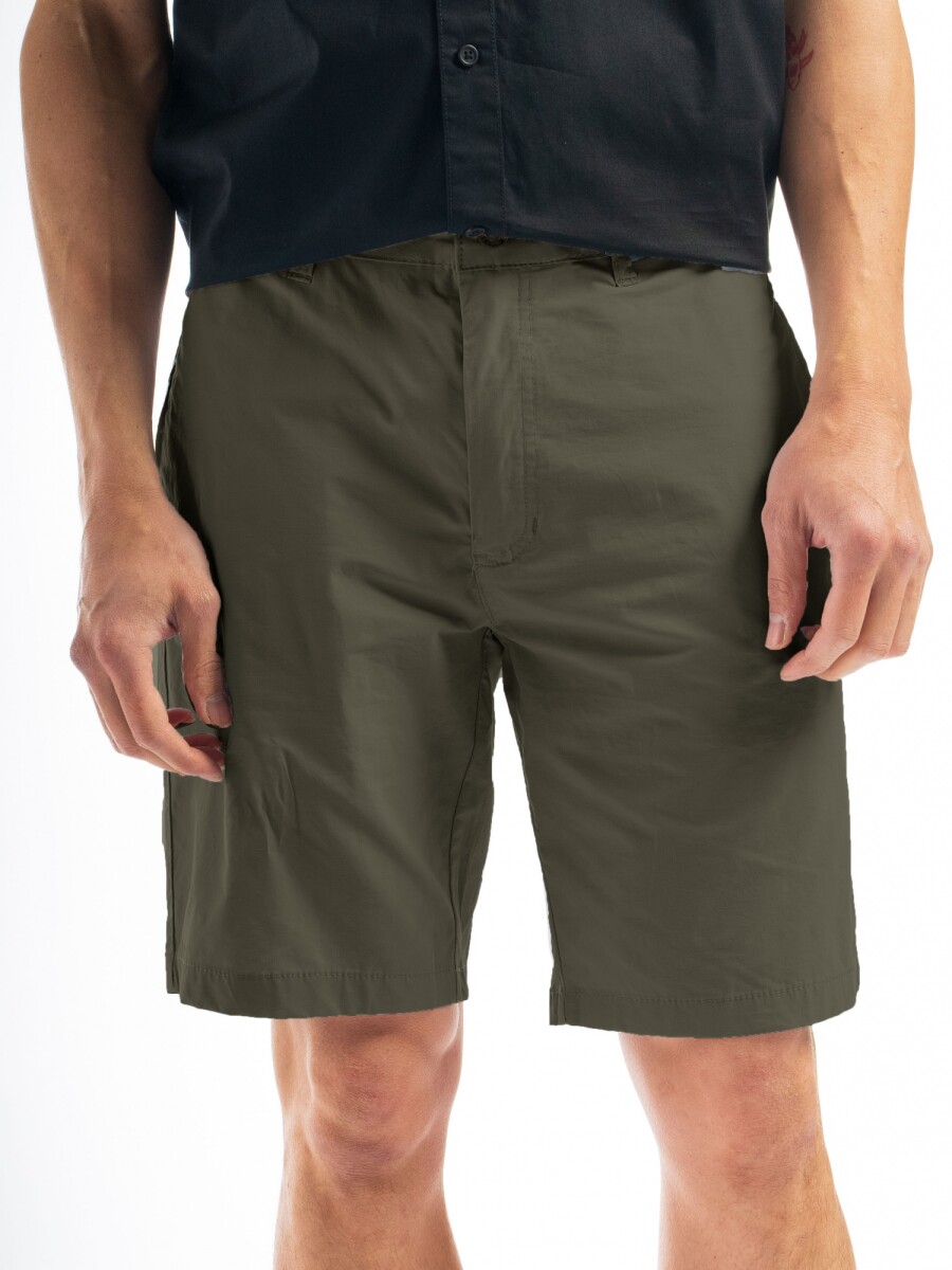 Bermuda Clasica de Algodón Miami - Kaki 