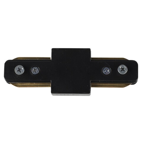 CONECTOR RECTO PARA RIEL NEGRO CONECTOR RECTO PARA RIEL NEGRO