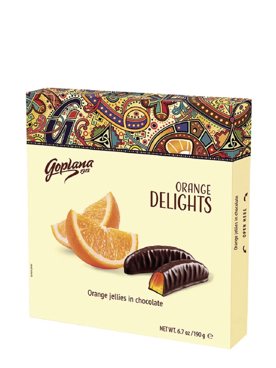 Chocolate con naranja Goplana 