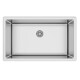 PILETA SIMPLE 45.7x76.2x24.2cm AC. INOX SS304 1.2MM C/DESAGUE Y VALVULA GRIS