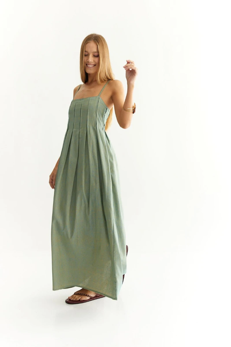 Vestido Lidia verde l