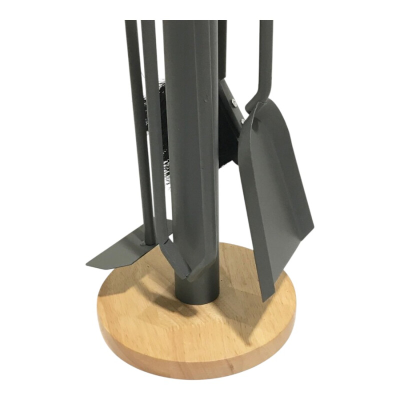 Juego de Herramientas 4 Piezas con Base de Madera Juego de Herramientas 4 Piezas con Base de Madera