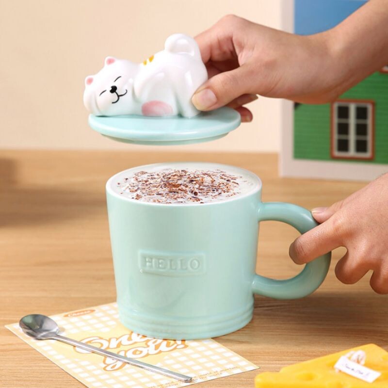 Taza De Cerámica Gatito De La Fortuna - Maneki-neko - 400ml Taza De Cerámica Gatito De La Fortuna - Maneki-neko - 400ml