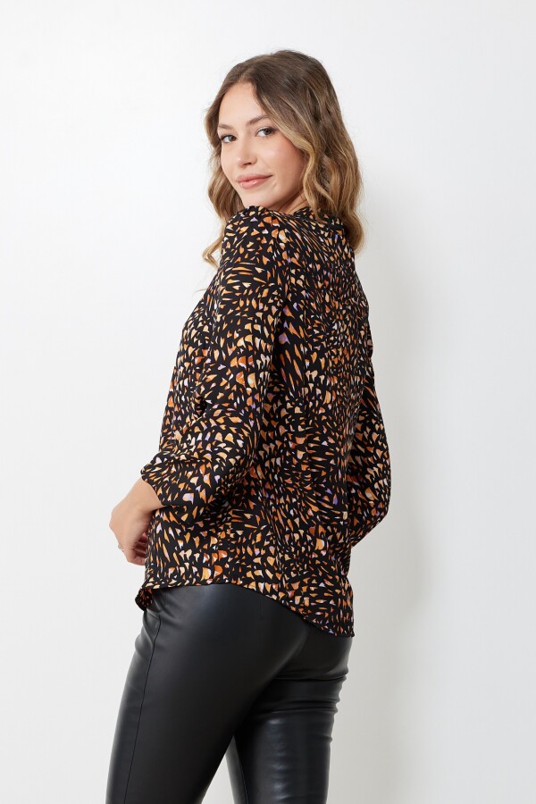 Blusa Printed NEGRO/MULTI