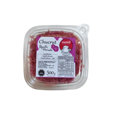 Chucrut Morado Hakko 500g Chucrut Morado Clara 1/2k
