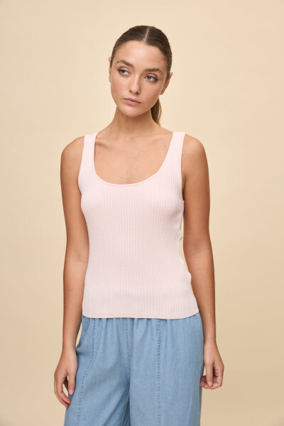 TOP LEIVA Rosa Bebé