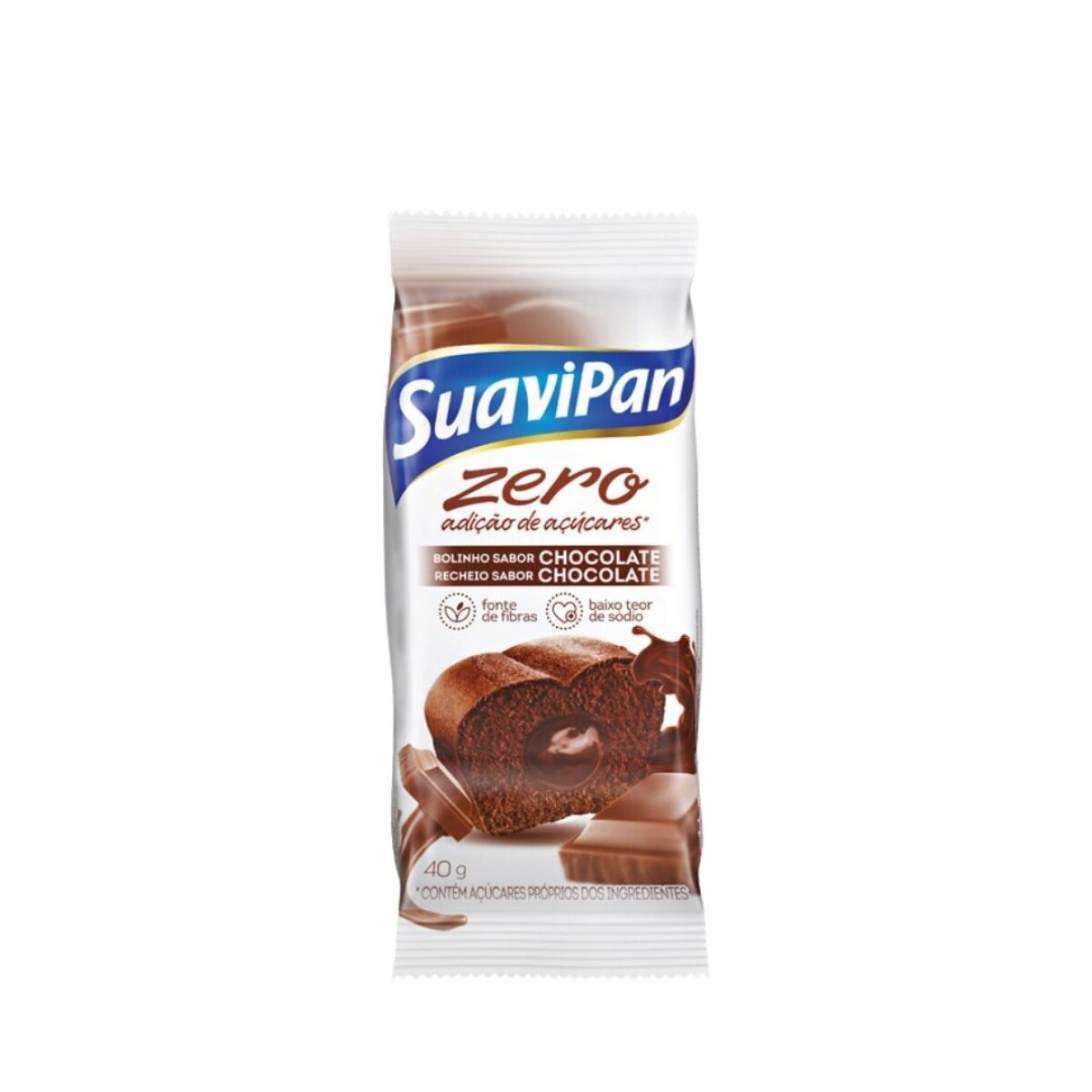 Mini Budín De Chocolate Zero Suavipan 40g 