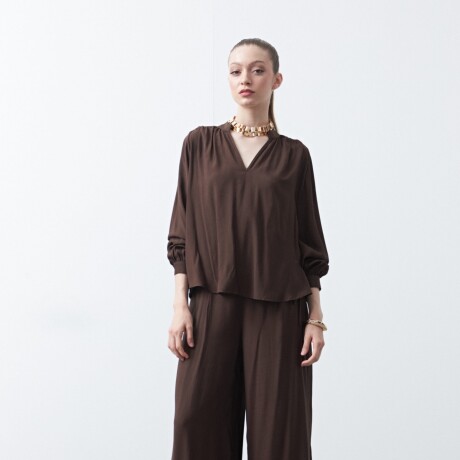 BLUSA SOHO Chocolate