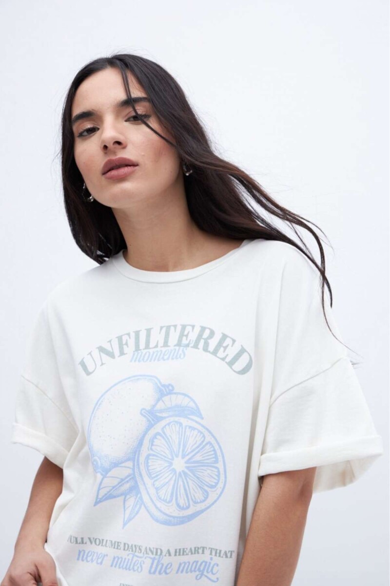Remera Raven - Off white 