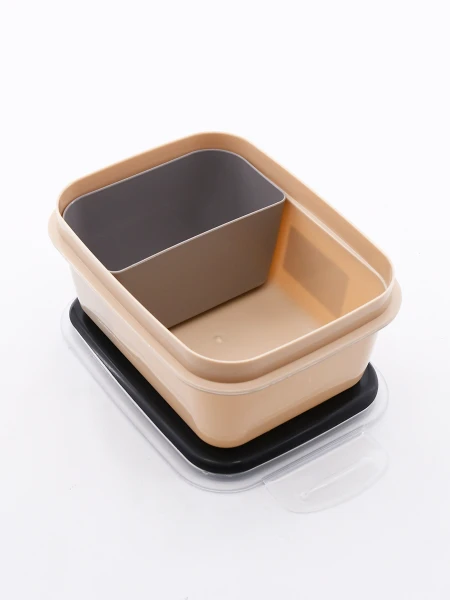 CONTENEDOR CON DIVISIONES BEIGE