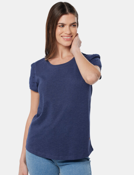 REMERA LISA Azul