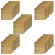 50 Placas Revestimiento Pared Autoadhesiva 70x77cm Promo X50 Madera Marrón