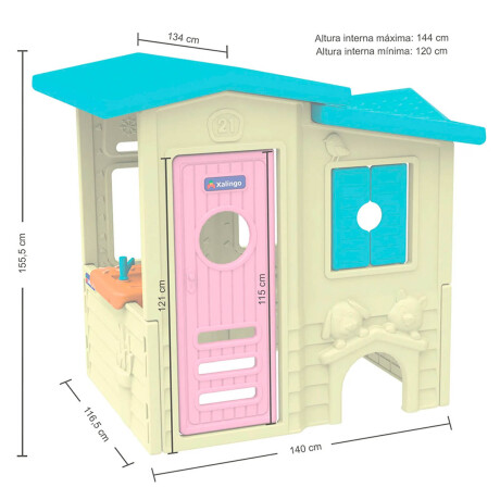 Casita Para Niños Xalingo Rotomoldeo Infantil N1 Casita Para Niños Xalingo Rotomoldeo Infantil N1