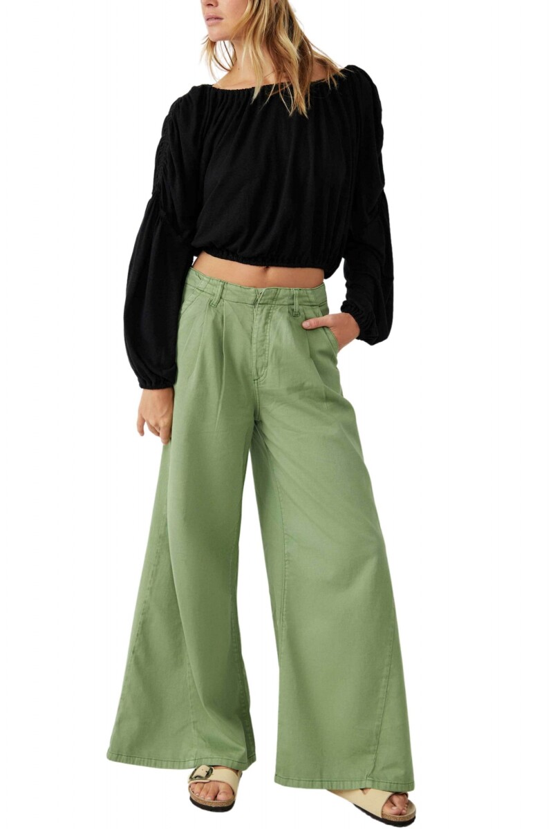 LIGHT AS SPRING TROUSER Verde