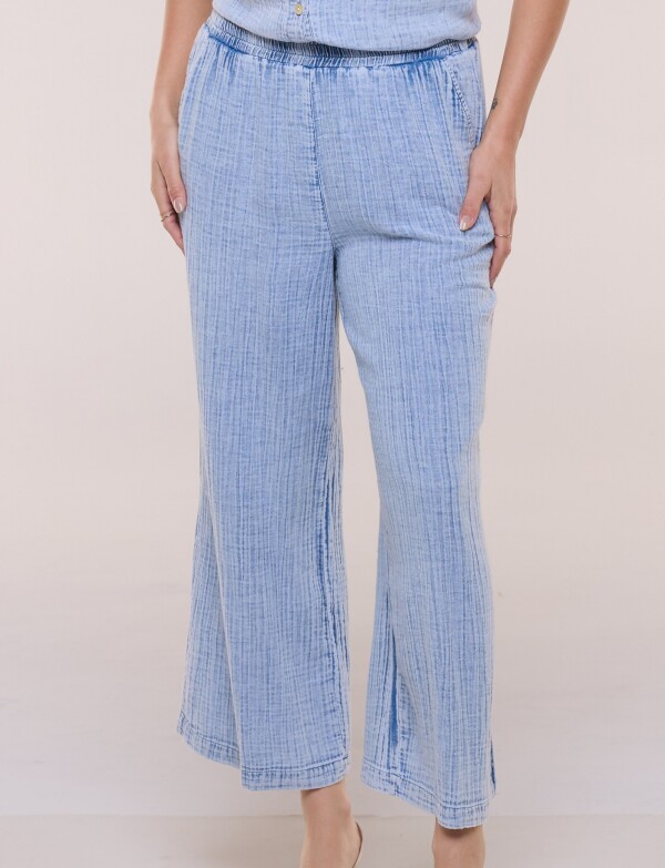 Pantalon Textura Denim JEAN CLARO