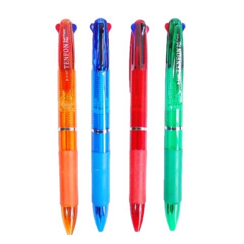 Bolígrafo 3 en 1 gomoso 4 colores Unica
