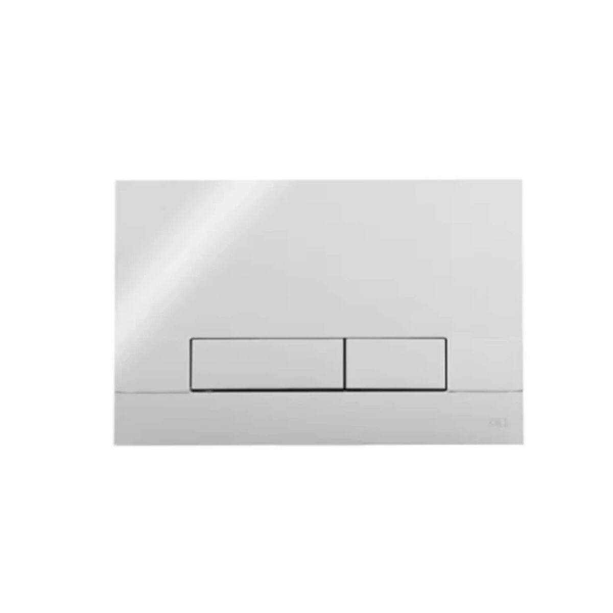 Placa Pulsador Narrow Cromo Brillo Oli 