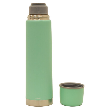Termo Bala Acero Inoxidable 750Ml Mantiene Frío Calor Comet Verde Claro