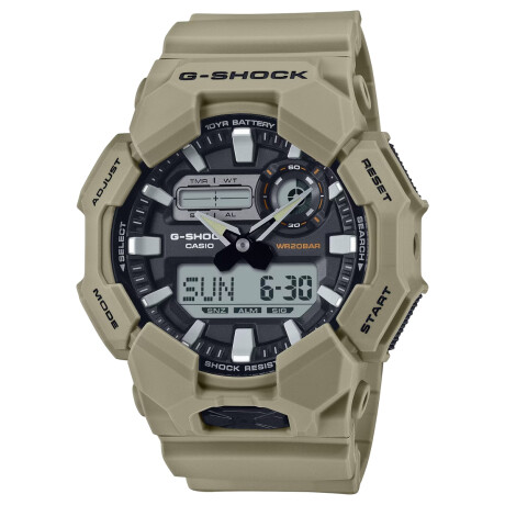 Reloj CASIO G-SHOCK GA010-5ADR en Resina Marron Esfera 52mm 0