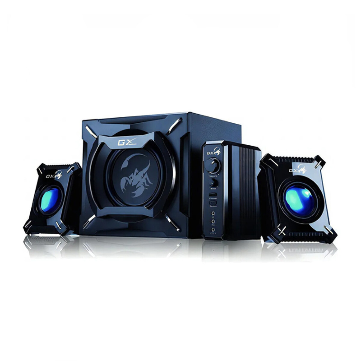Parlante SW-G2.1 2000 II GX Gaming. Sistema 2.1 de gran potencia para juegos y multimedia 