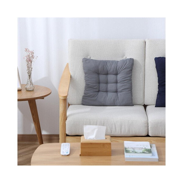 Almohadon Silla Sofá Decoración Super Comodos Auto X10 Variante Color Gris Oscuro