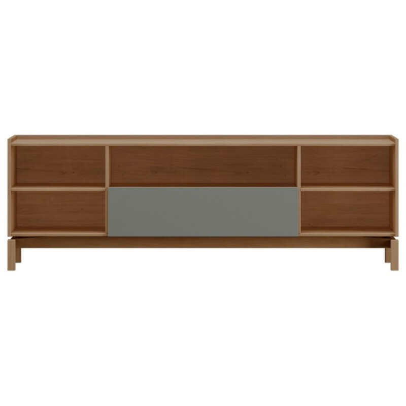 Rack Estante Barcelona – 2 Puertas y 1 Cajón Color Roble / Ferrolack Rack Estante Barcelona – 2 Puertas y 1 Cajón Color Roble / Ferrolack