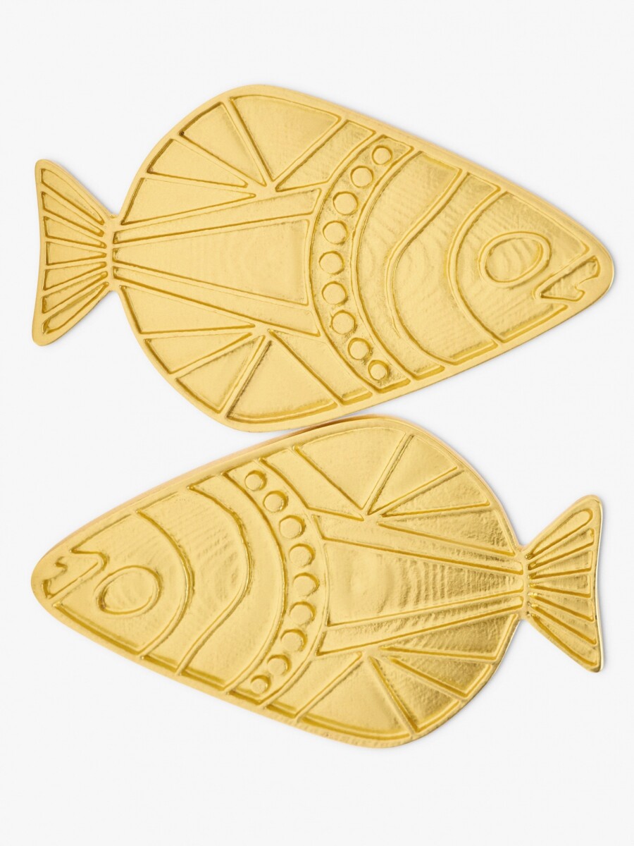 Pendiente Almara dorado