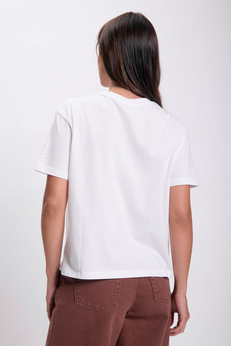 Remera estampa Paris Blanco
