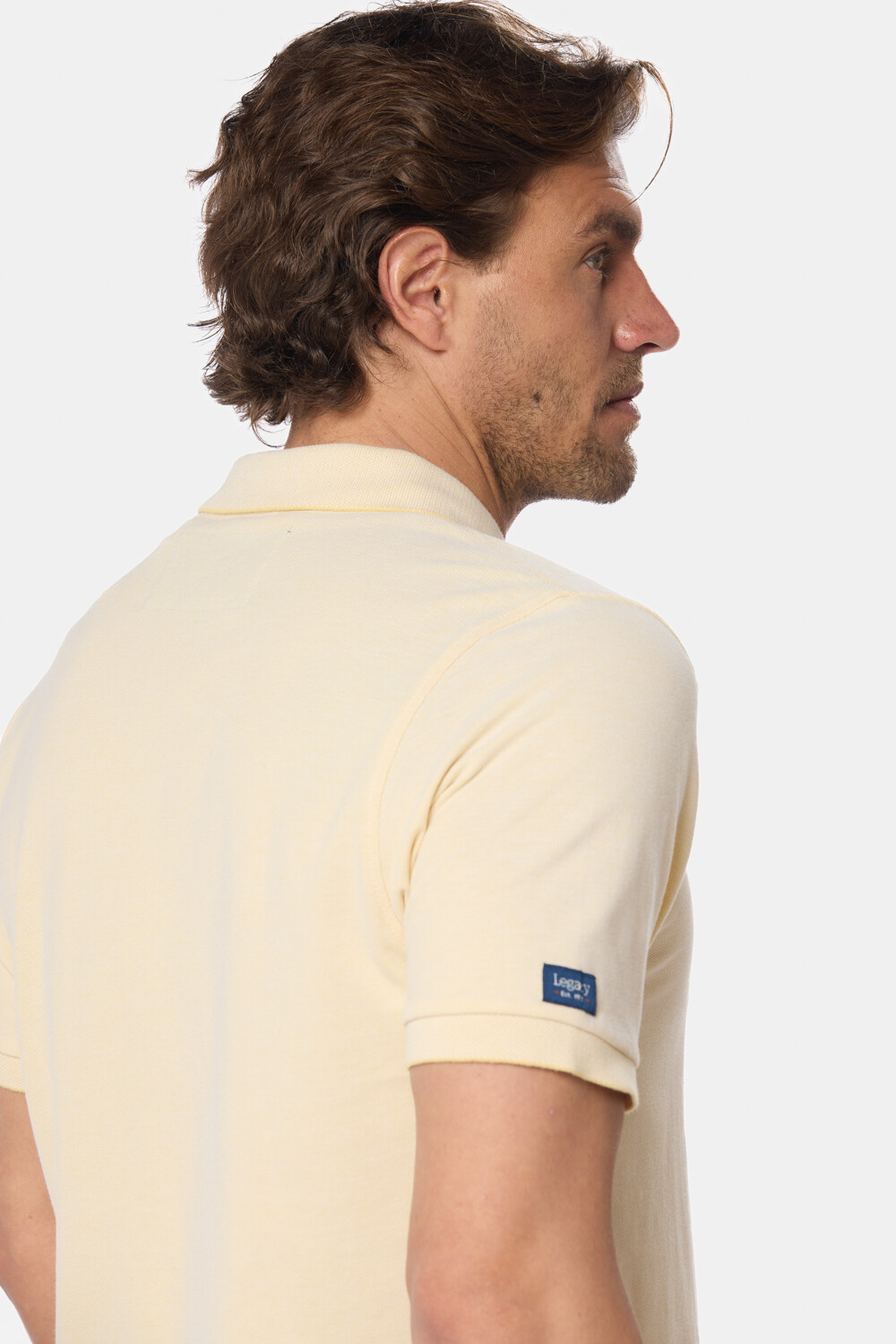 REMERA POLO LISA Amarillo