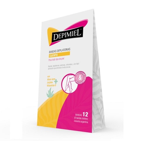 Bandas depilatorias corporales x6 dobles Depimiel Bandas depilatorias corporales x6 dobles Depimiel