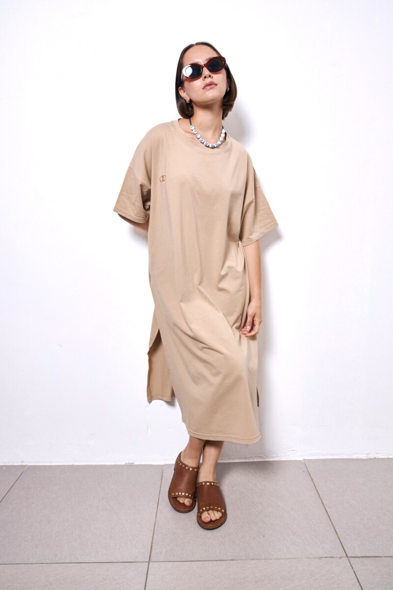 BASIU long Beige